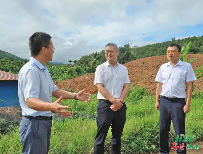 艾轶伦在立才农场公司垦区耕地“非粮化”“非农化”专项整改复耕地块调研。